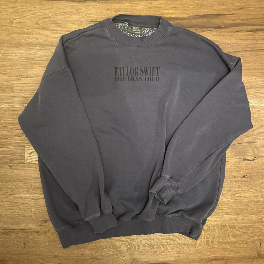 taylor swift eras tour merch blue crewneck